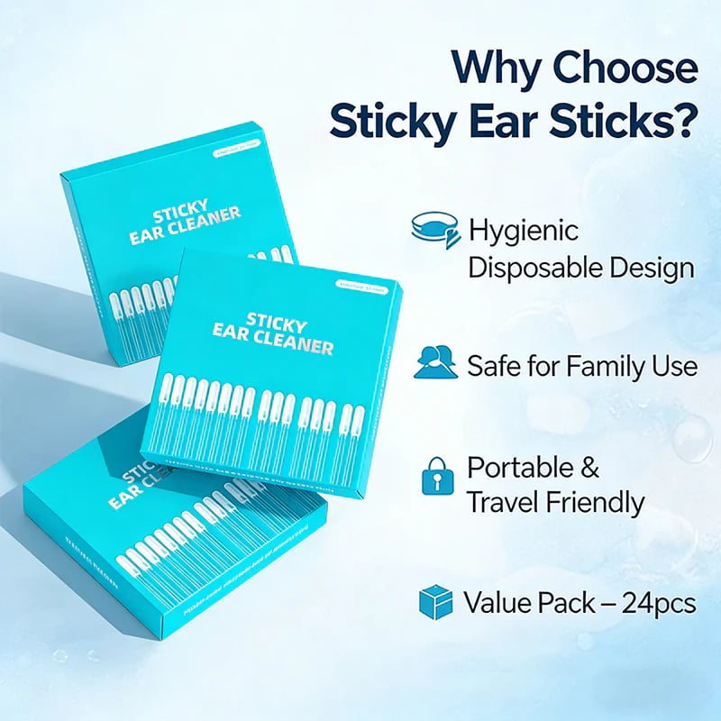 [BUY 2 AND GET AN EXTRA 20% OFF]Sticky Ear Cleaning Sticks - Gentle, Visible Ear Care